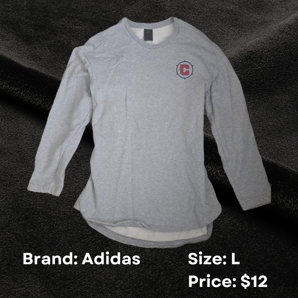 Adidas Gray Long Sleeve Shirt